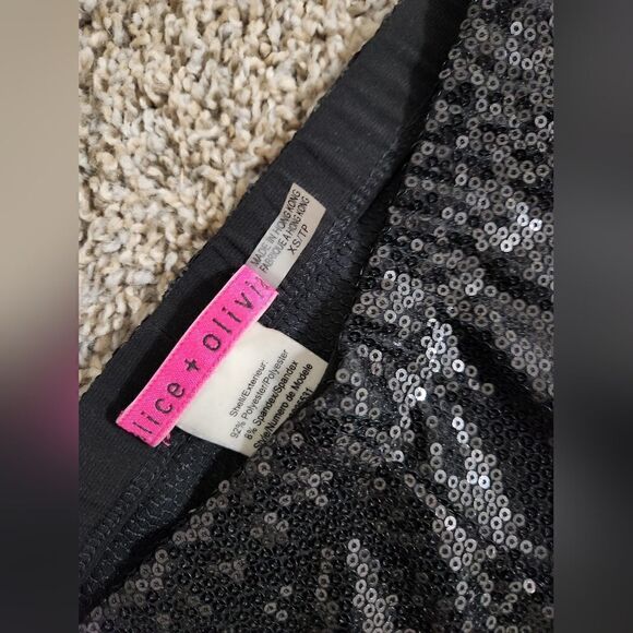 Alice +Olivia Sequined Jersey Leggings size Xs - Picture 9 of 9